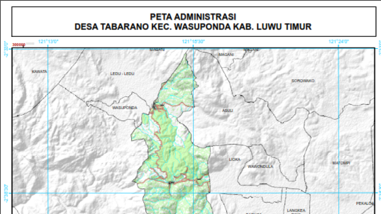PETA ADMINISTRASI DESATABARANO