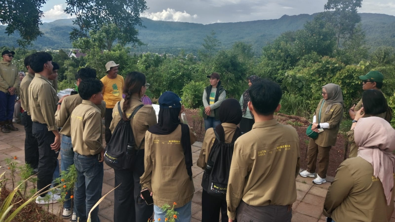 KUNJUNGAN KEMENTRIAN ESDM DAN MAHASISWA DUTA MINERBA SE-INDONESIA