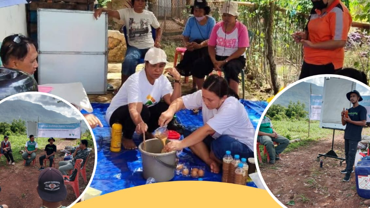 KETERAMPILAN WANITA TANI DESA TABARANO DALAM MEMBANGUN DESA  MENUMBUHKAN SEMBILAN  NILAI ANTI KORUPSI DI DESA TABARANO