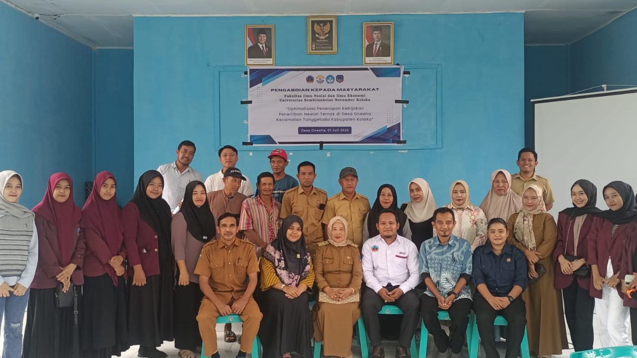 Sosialisasi Penertiban Hewan Ternak oleh Pemerintah Desa Oneeha dan USN Kolaka