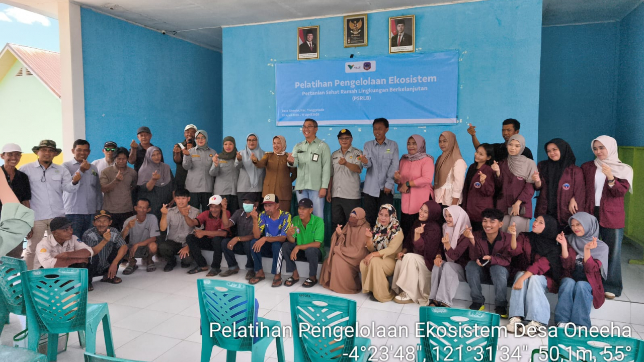 Pelatihan Pengelolaan ekosistem  Pertanian sehat ramah lingkungan di desa oneeha