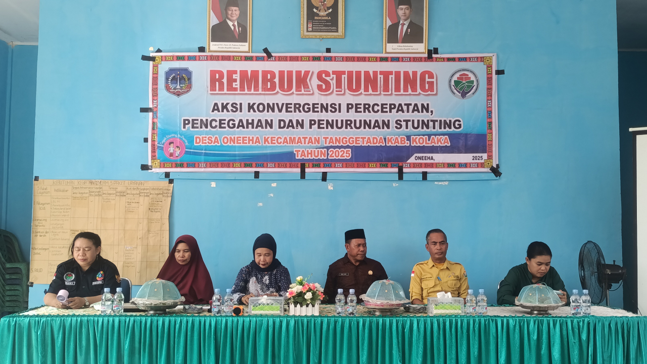 Rembuk Stunting dan Musyawarah Pembentukan Tim Penyusun RKPDes Tahun 2026 serta Tim Penyusun Review RPJMDes Periode 2022–2030.