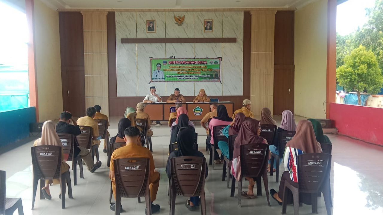 MUSYAWARAH DESA: Verifikasi dan Validasi Data Keluarga Penerima Manfaat Bantuan Langsung Tunai (BLT) Dana Desa Tahun 2026