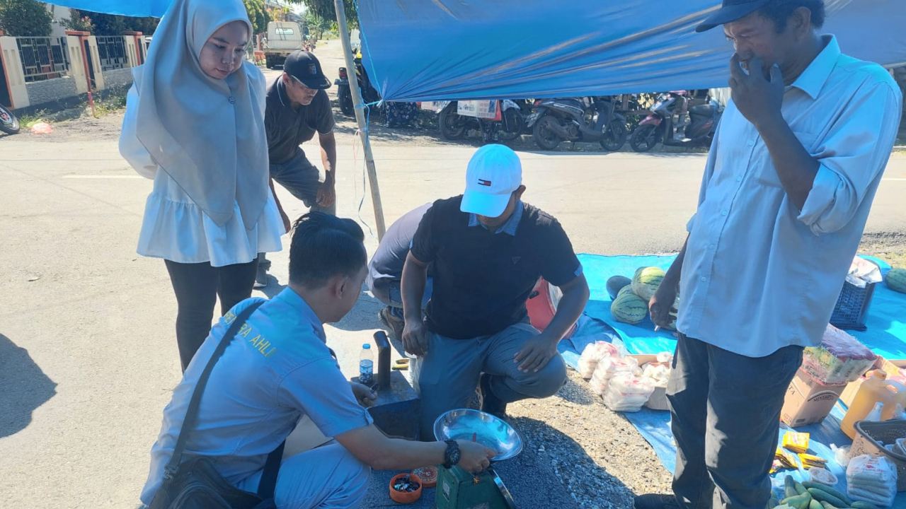 Pendampingan Tera Ulang Pasar Konaweha: Tingkatkan Akurasi Timbangan