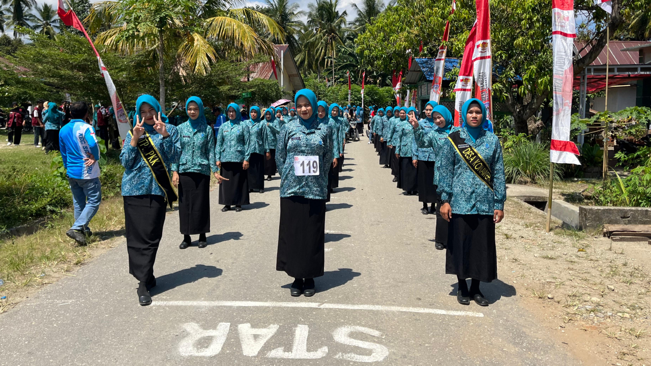 Lomba Gerak Jalan Dalam Rangka Memeriahkan HUT RI ke 80