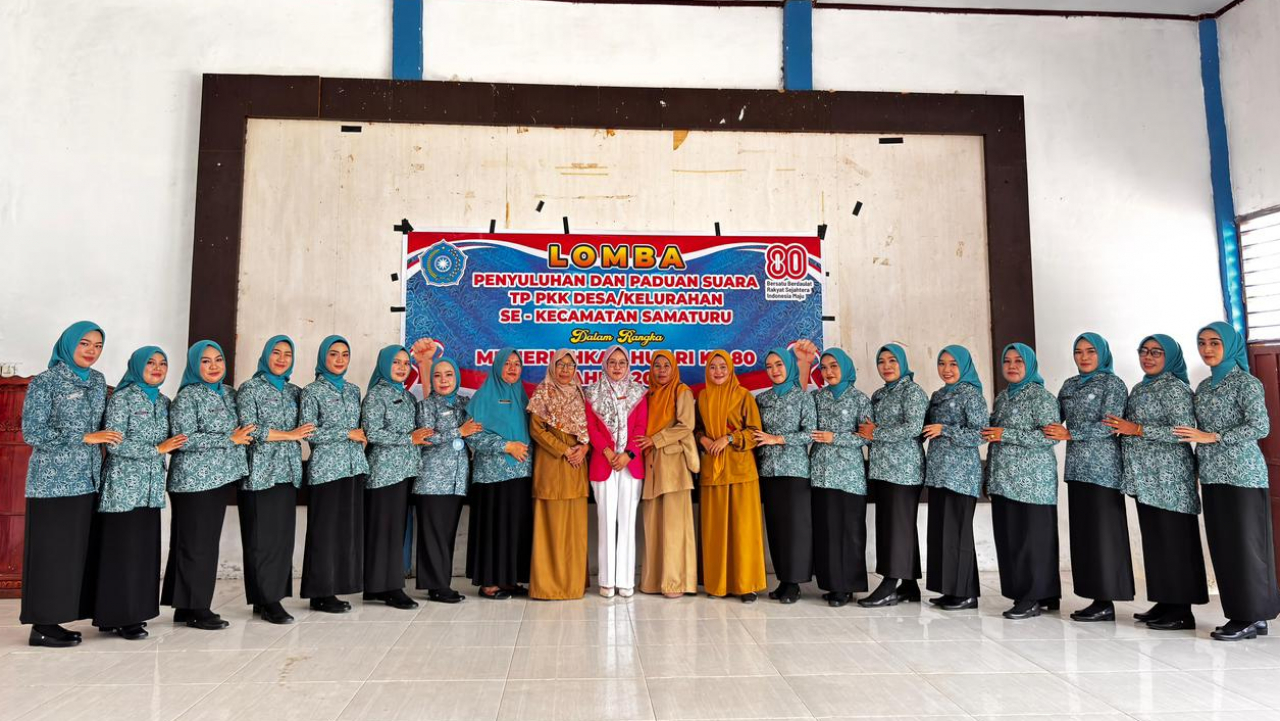 Lomba Penyuluhan dan Paduan Suara TP. PKK Desa/Kelurahan Se-Kecamatan Samaturu