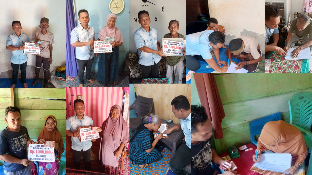 Pemerintah Desa Lawulo salurkan BLT Dana Desa dengan metode door to door