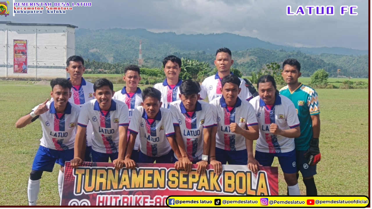 Meriahnya HUT RI ke-80: Desa Latuo Berlaga di Turnamen Sepak Bola Kecamatan Samaturu