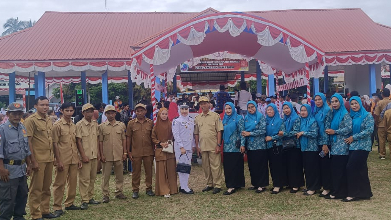 Desa Latuo Meriahkan HUT RI ke-80 di Kecamatan Samaturu