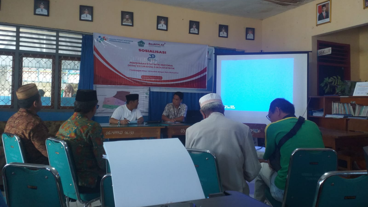 Rapat Perdana Statistik dan Pihak Kelurahan Tumpas tentang Desa Cantik