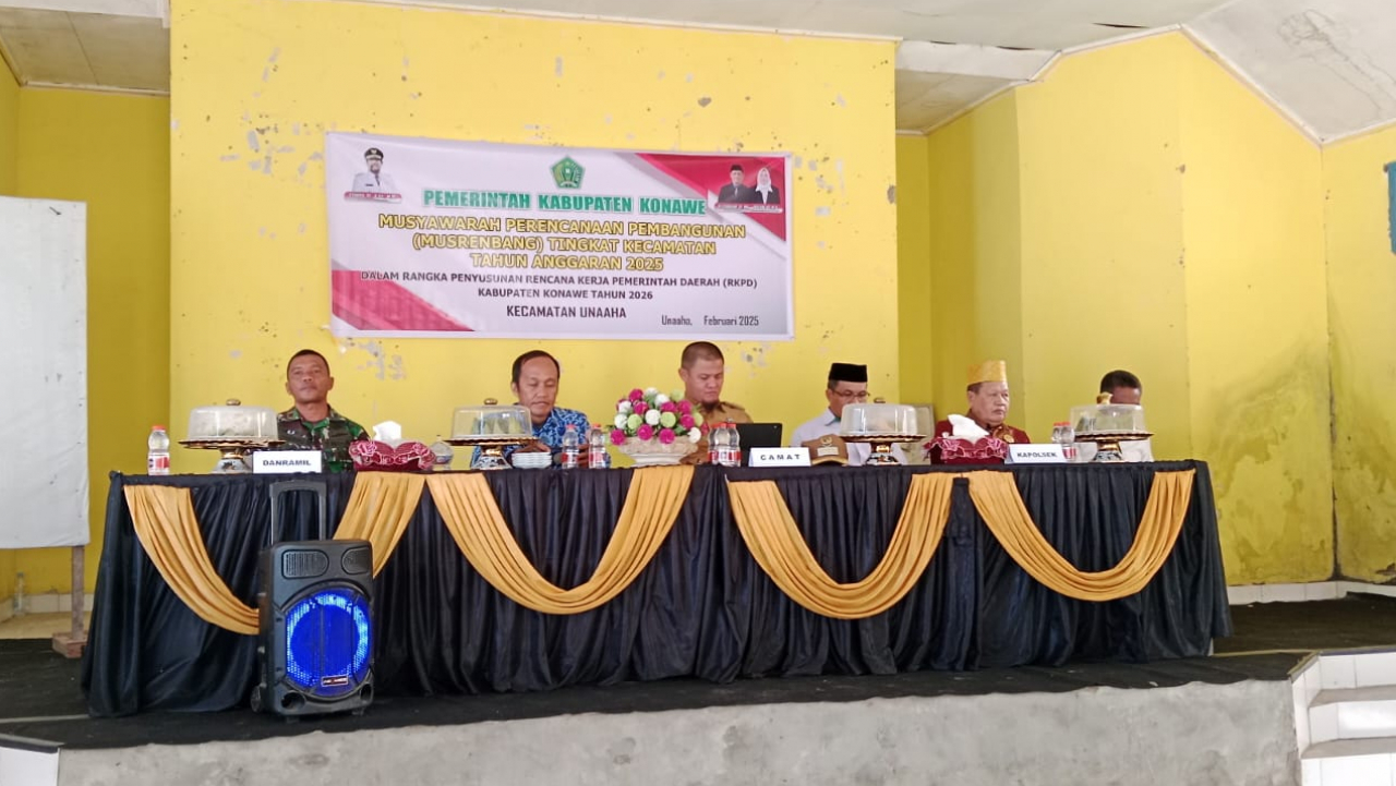 Musrenbang Kecamatan Unaaha Bahas Prioritas Pembangunan Tahun 2026