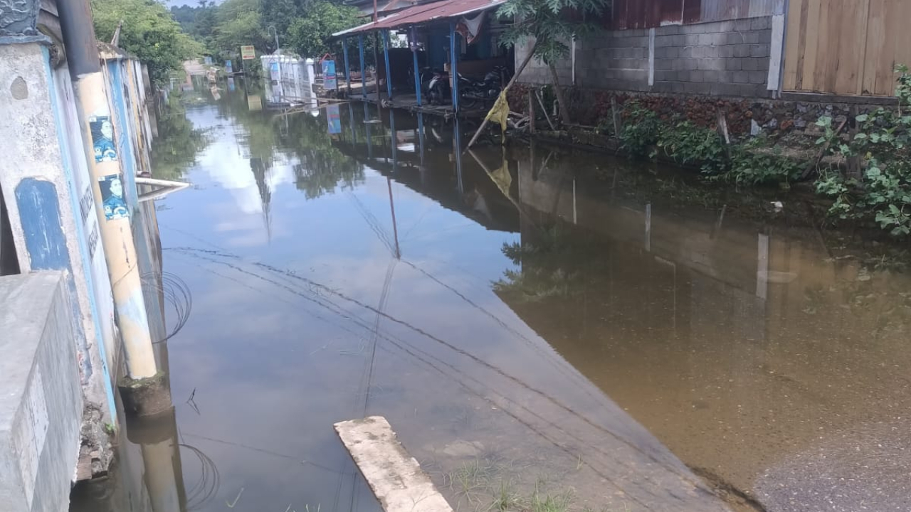 Banjir Lorong anoa Kelurahan Tumpas