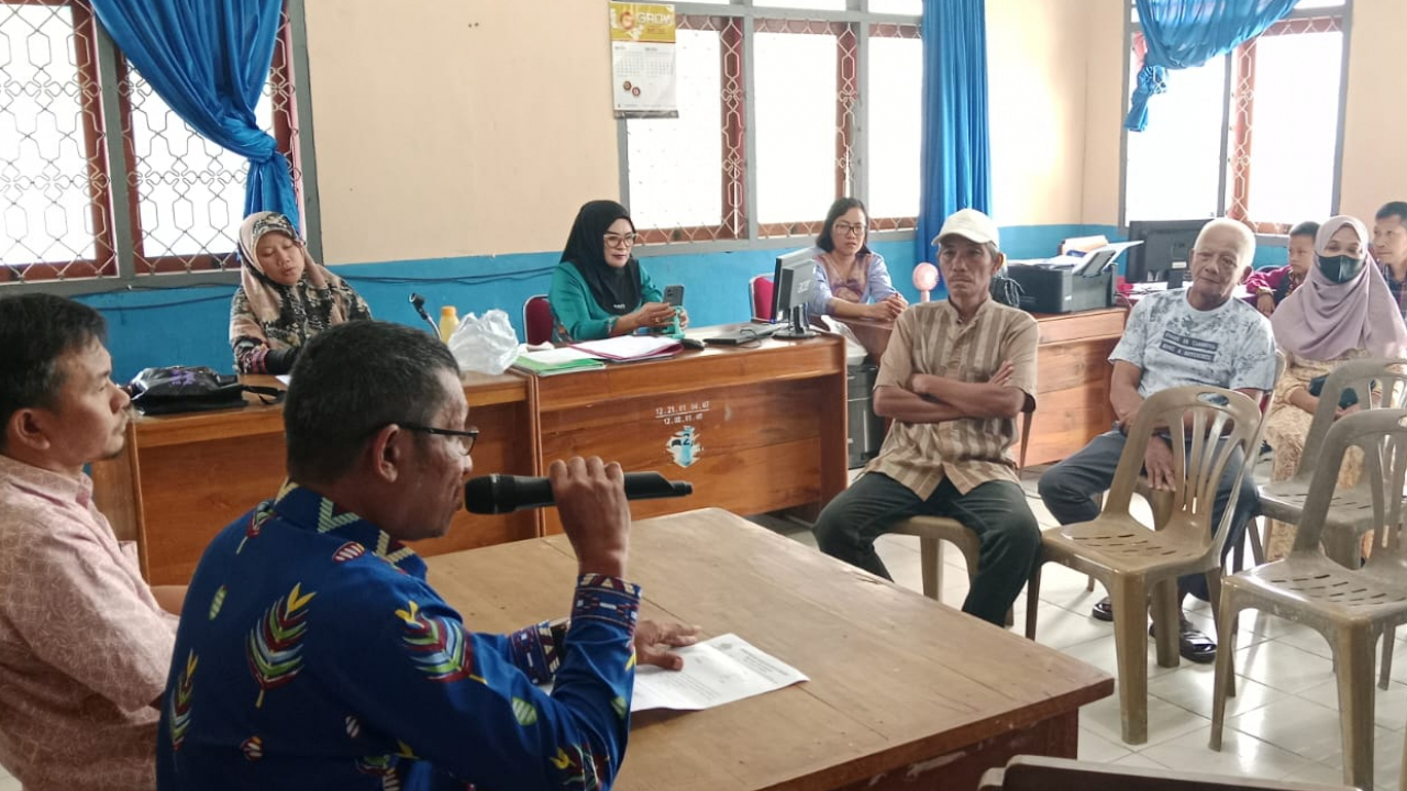 Rapat mencari solusi banjir jl. Anoa tumpas