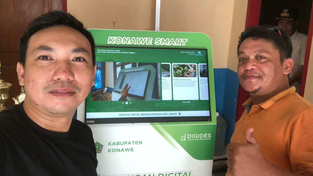 Tim Rumah Teknologi Konawe Tinjau Layanan Digitalisasi di Kelurahan Tumpas