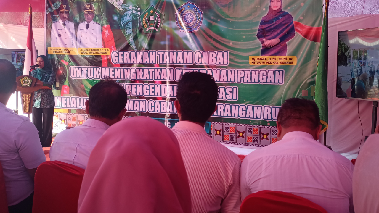 Sekda Konawe Wakili Bupati Buka Kegiatan Tanam Cabai Serentak Bersama 17 Kabupaten/Kota