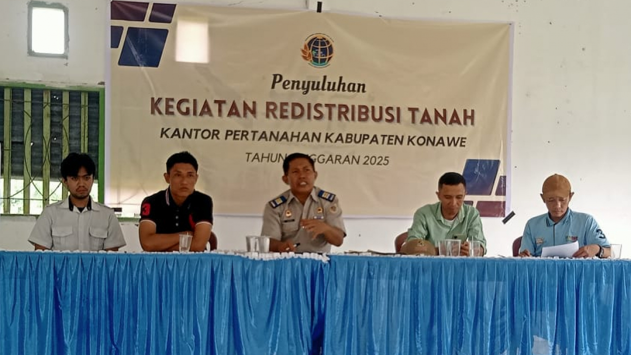 Penyuluhan Redistribusi Tanah Tahan Anggaran 2025 di Desa Kukuluri