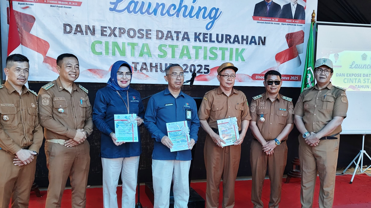 Sendang Mulya Sari Raih Penghargaan Kelurahan Cinta Statistik