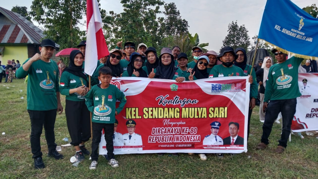Meriahnya Partisipasi Kelurahan Sendang Mulya Sari dalam HUT RI ke-80 di Kecamatan Tongauna