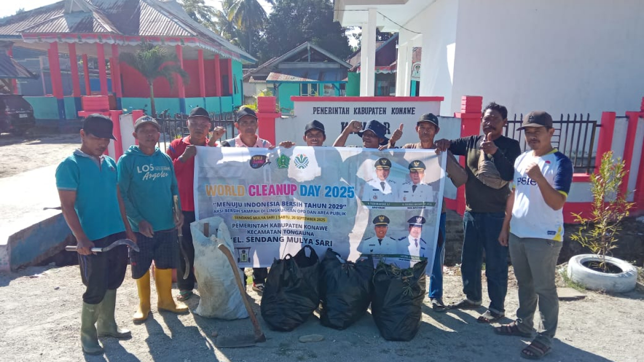 World Cleanup Day 2025 di Kelurahan Sendang Mulya Sari: Menuju Indonesia Bersih 2029