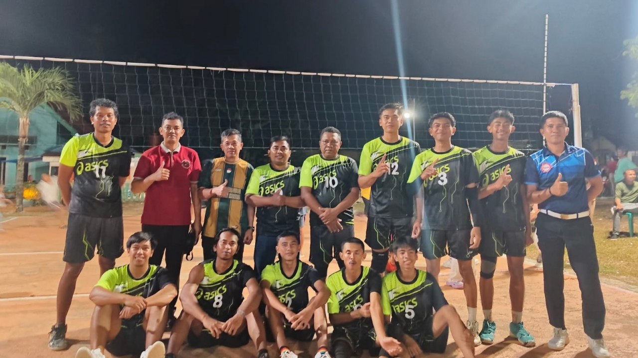 Sendang Mulya Sari Borong Gelar Juara Pertama Turnamen Bola Voli HUT RI Ke-80 Kecamatan Tongauna