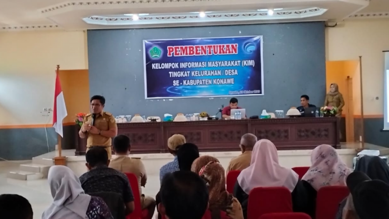 Edukasi Masyarakat Tentang Informasi, Diskominfo Konawe Bentuk KIM
