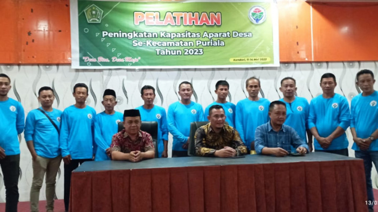 Peningkatan Kapasitas Aparat Desa Se Kecamatan Puriala T.A 2023