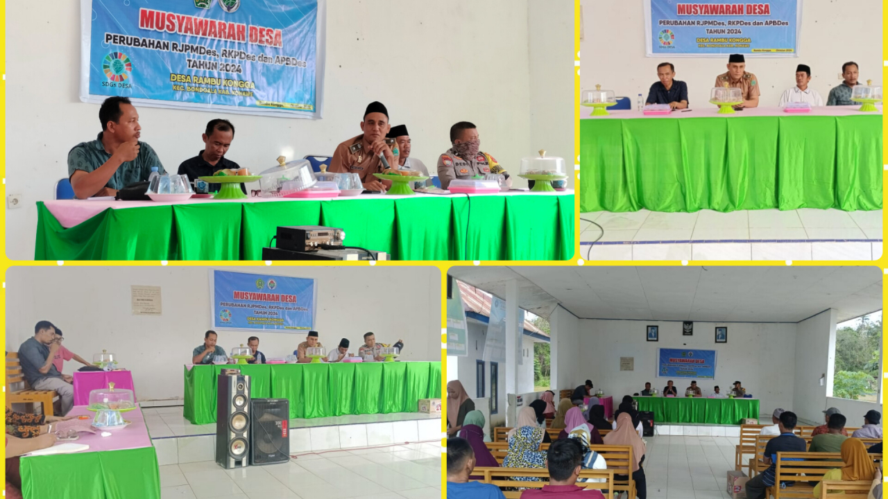 **Musyawarah Desa Bahas Penggunaan Dana Desa Tahun 2025 di Desa Rambu Kongga**
