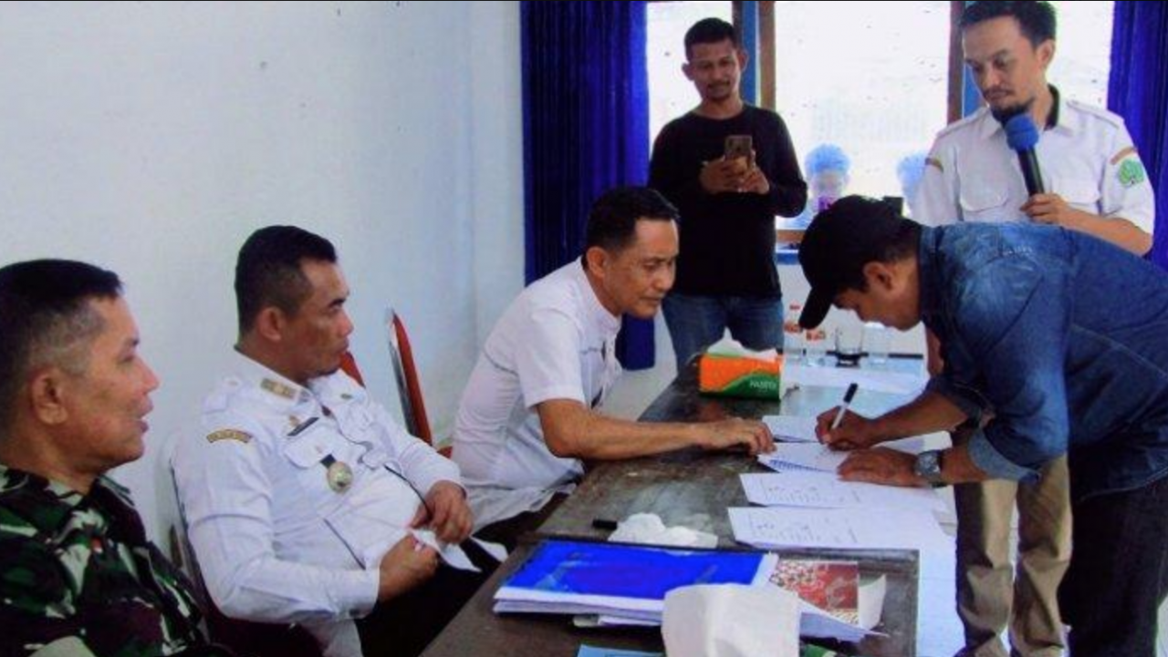 Hasil Musyawarah DPMD Konawe Bersama Camat dan Aparat Keamanan Soal Pilkades di Desa Parudongka