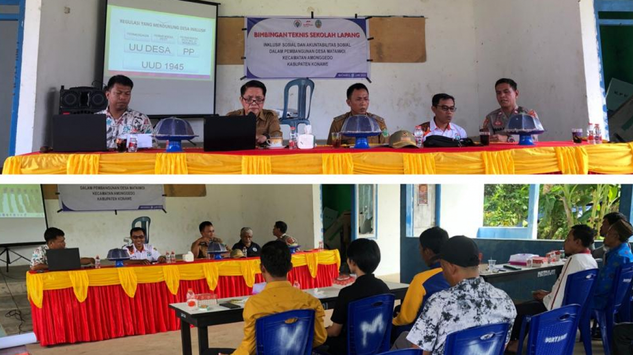 Desa Watulawu Menjadi Desa Replika dalam Bimbingan Teknis Sekolah Lapangan: Inklusi Sosial dan Akuntabilitas Sosial di Desa Mataiwoi