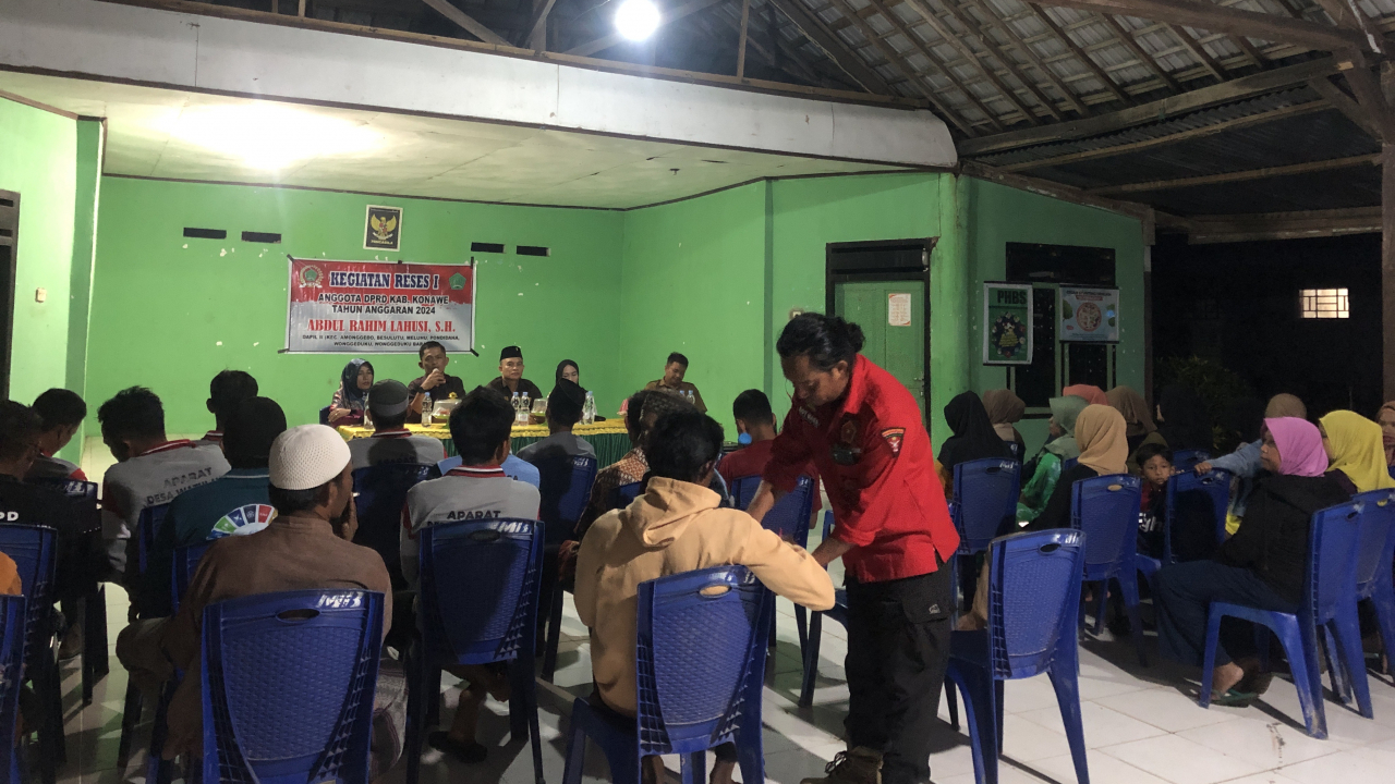 Kegiatan Reses I Anggota DPRD Kabupaten Konawe di Desa Watulawu: Menyerap Aspirasi Warga