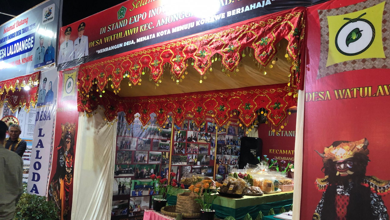 Meriah! Desa Watulawu Hadirkan Inovasi dan Kearifan Lokal di Expo Konawe 2025