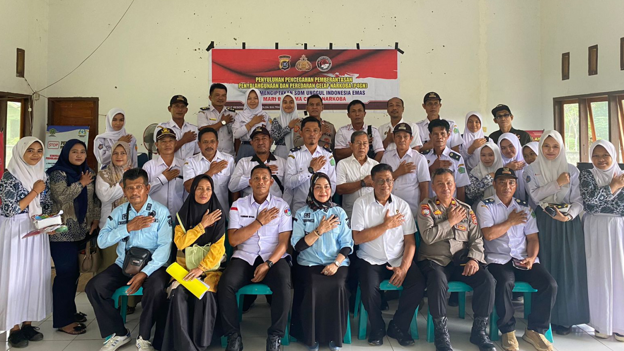 Solidaritas Anti-Narkoba: Partisipasi Aktif Desa Watulawu dalam Penyuluhan Polda Sultra 2025