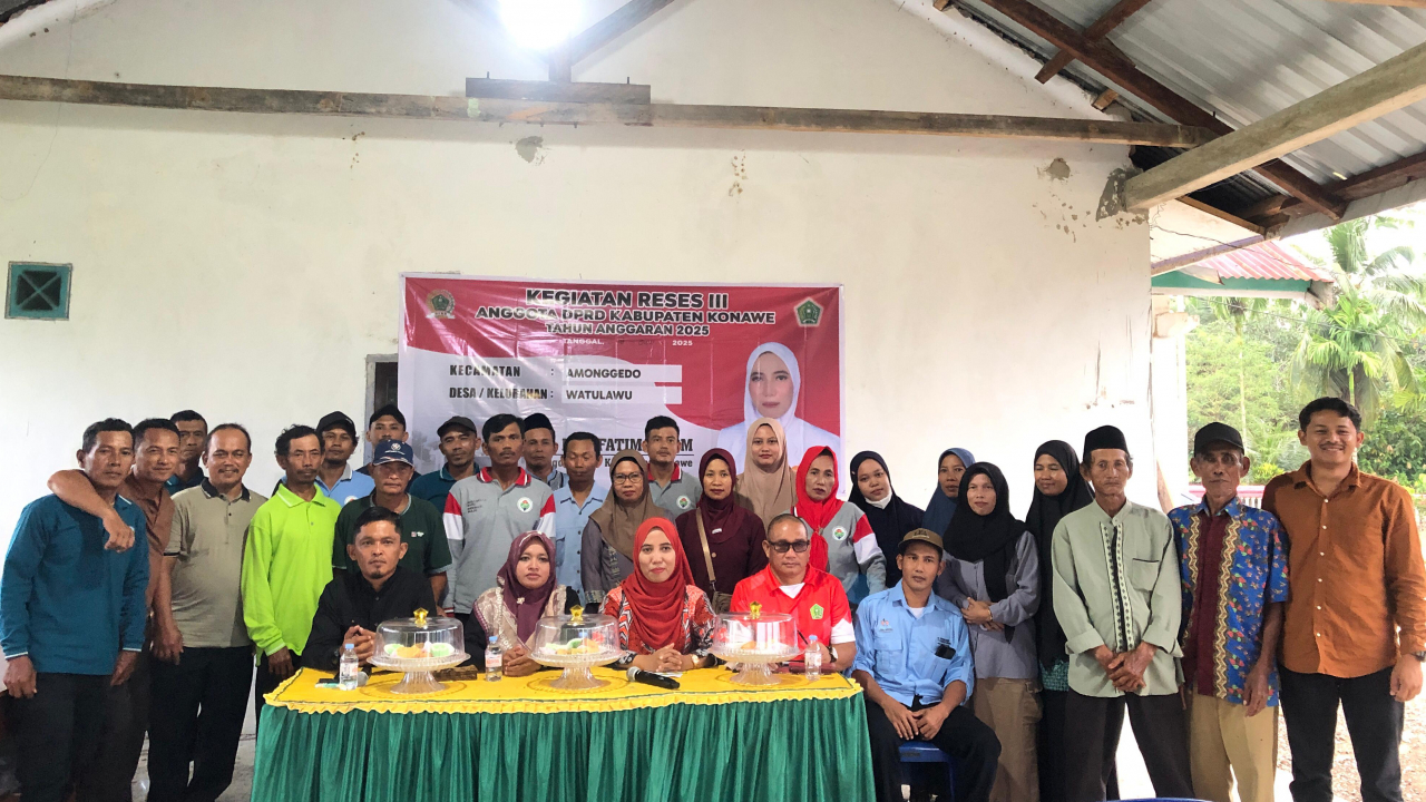 Serap Aspirasi Masyarakat, Anggota DPRD Konawe Ulfa Nur Fatimah Reses III di Desa Watulawu