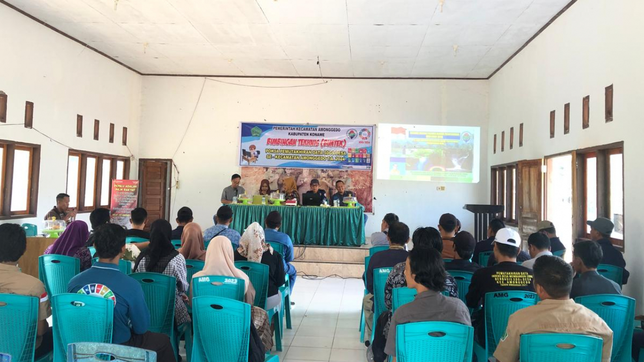Desa Watulawu Ikuti Bimtek Pemutakhiran Data SDGs Desa se-Kecamatan Amonggedo Tahun 2024