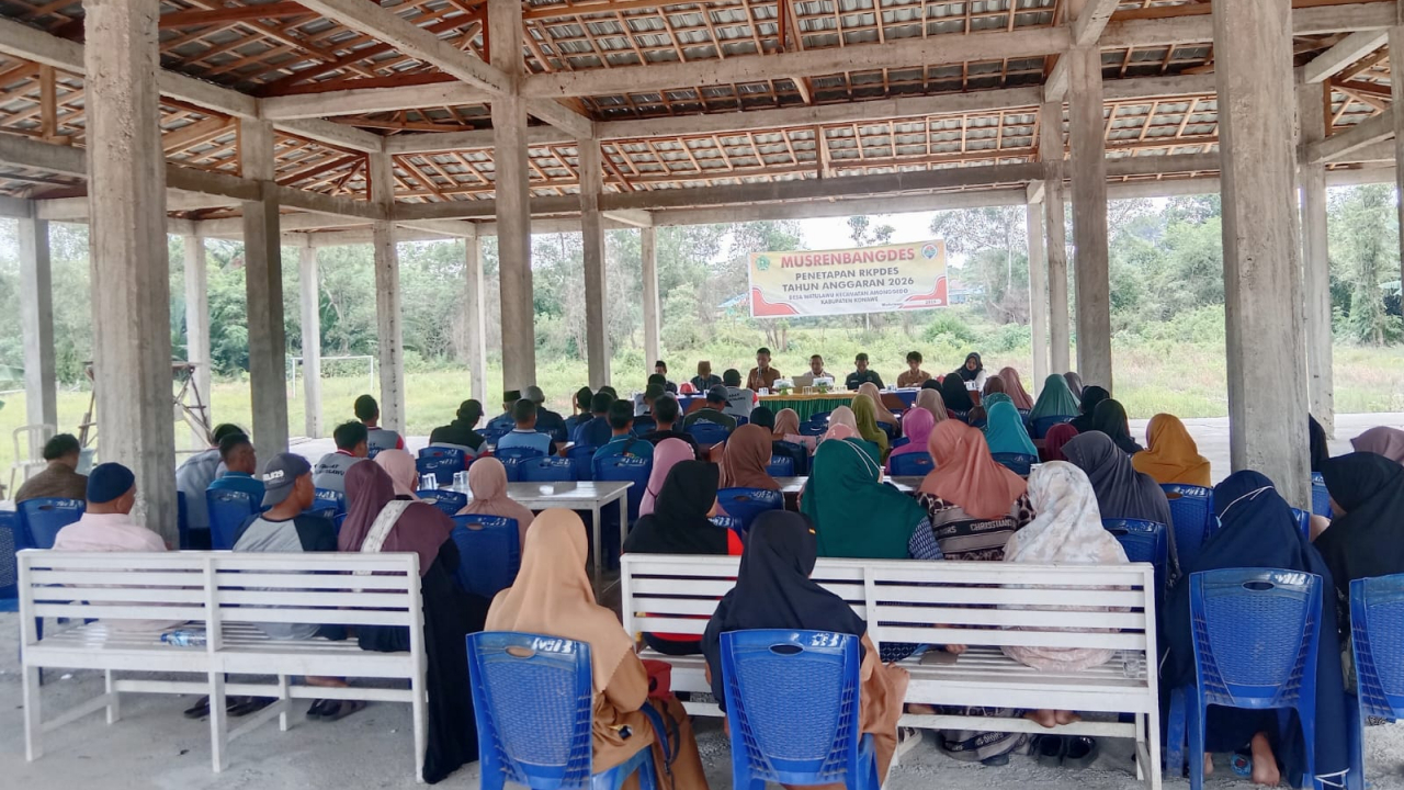 Musdes Desa Watulawu Tentang Penetapan RKPDES dan APBDES Tahun Anggaran 2026