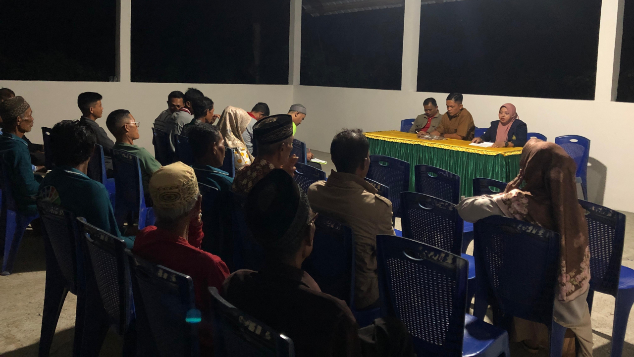 Transparansi Anggaran: BPD Watulawu Fasilitasi Rapat Kerja Soal Realisasi dan Perubahan APBDes 2025