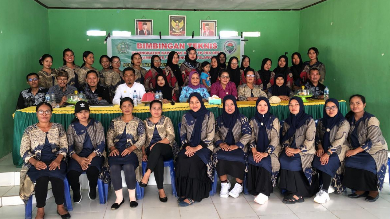 Bimtek Peningkatan Kapasitas Kader TP PKK Desa Amendete, Ulu Benua, dan Watulawu untuk Tahun Anggaran 2024