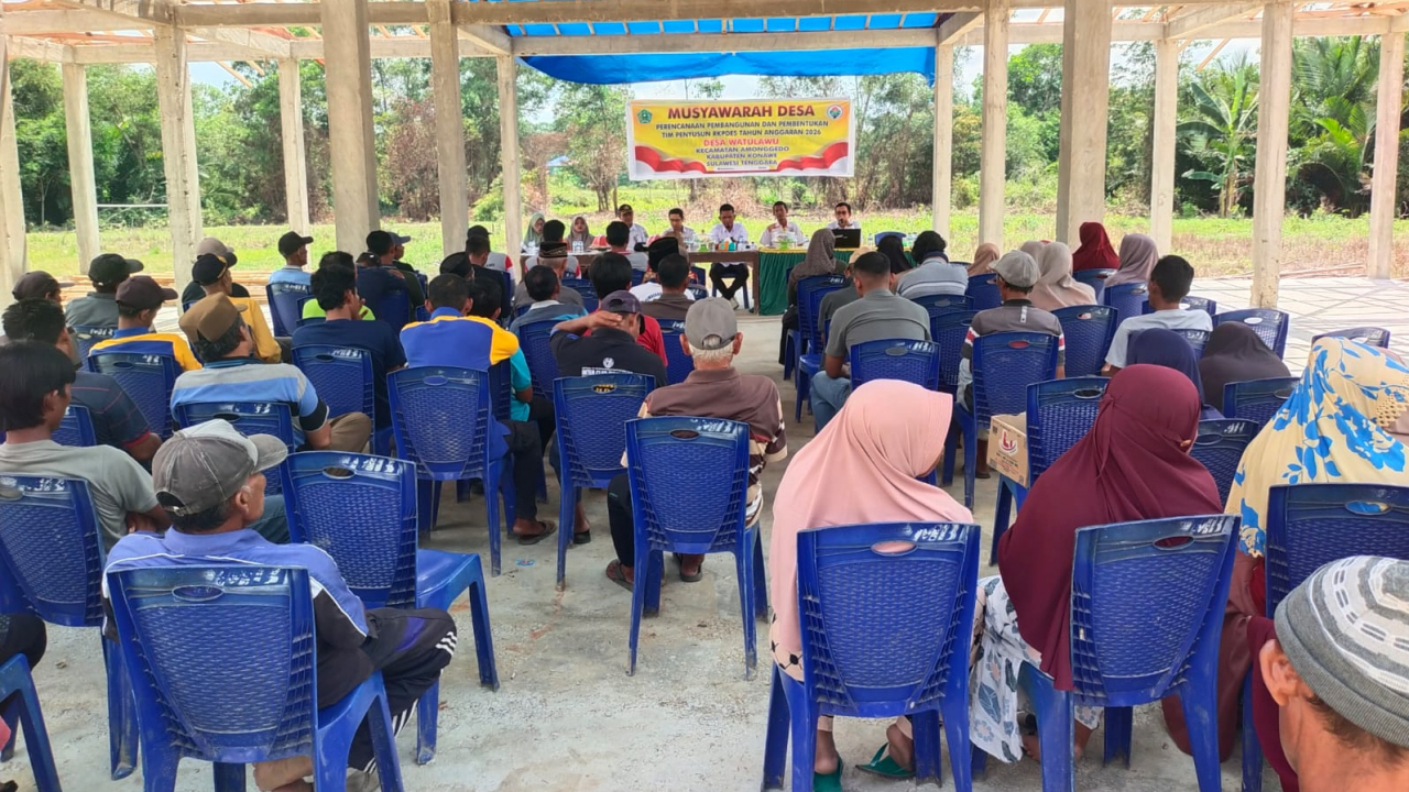 Desa Watulawu Gelar Musyawarah Desa untuk Rencanakan Pembangunan dan Bentuk Tim Penyusun RKPDes Tahun 2026