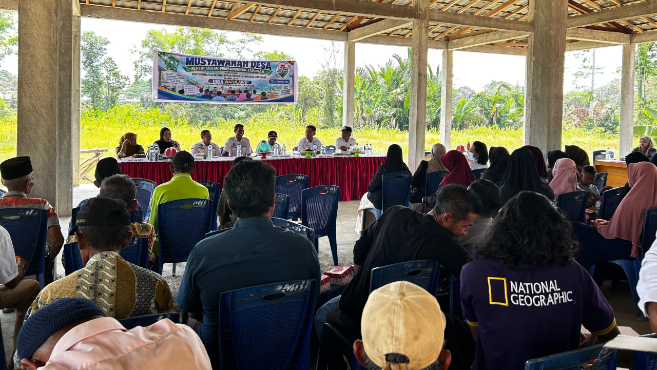 Desa Watulawu Gelar Musyawarah Desa Perencanaan Pembangunan Tahunan dalam Rangka Penyusunan RKPDes Tahun Anggaran 2027