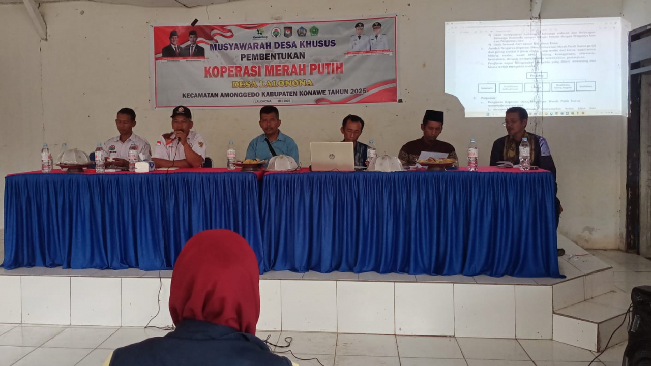 Pembentukan Koperasi Desa Merah Putih
