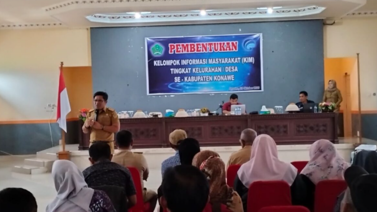 Edukasi Masyarakat Tentang Informasi, Diskominfo Konawe Bentuk KIM