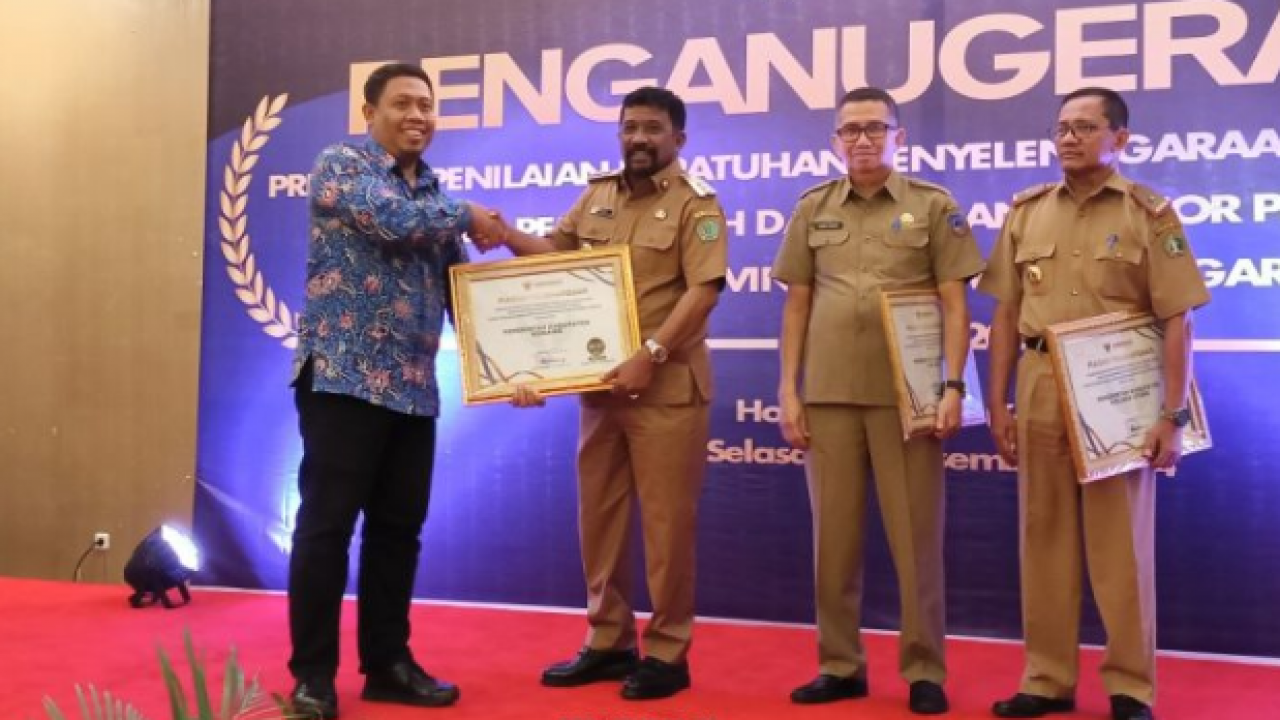 Konawe Raih Penghargaan Pelayanan Publik Kualitas Tertinggi dari Ombudsman RI