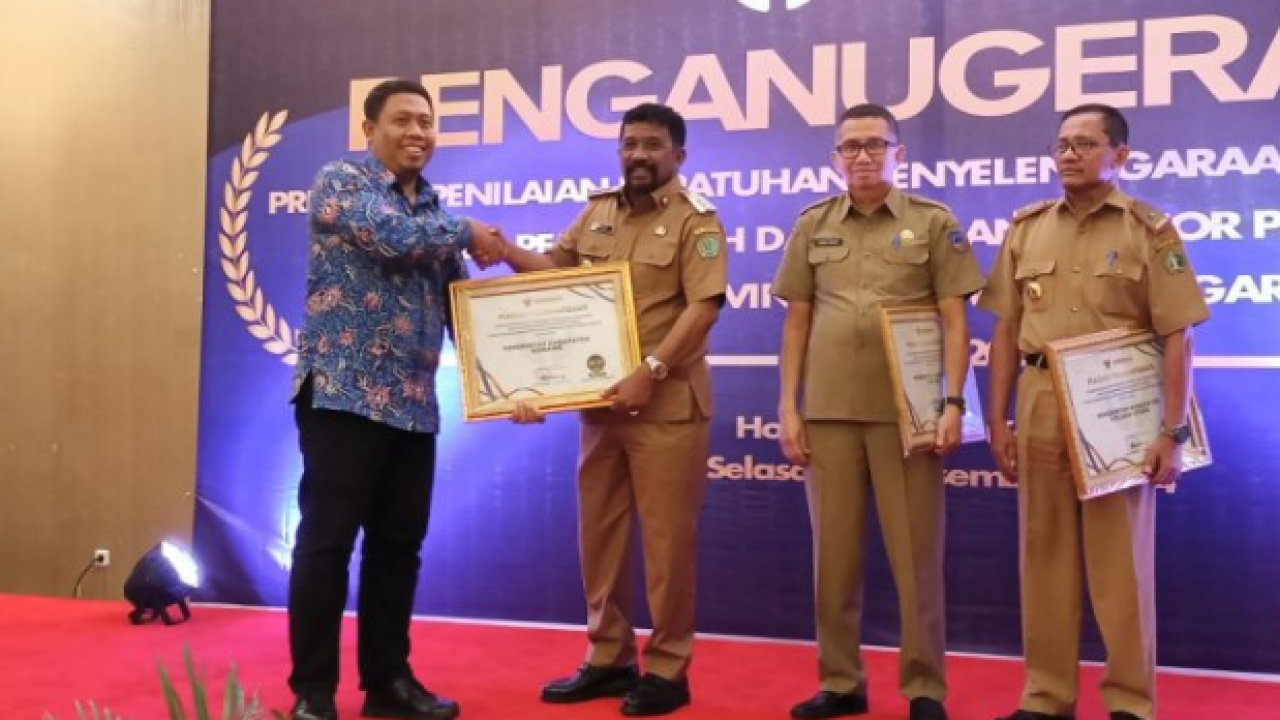 Konawe Raih Penghargaan Pelayanan Publik Kualitas Tertinggi dari Ombudsman RI