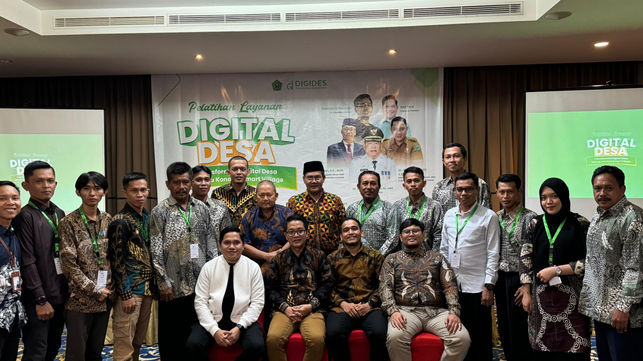 Pelatihan digital desa transformasi digital desa menuju Konawe smart village