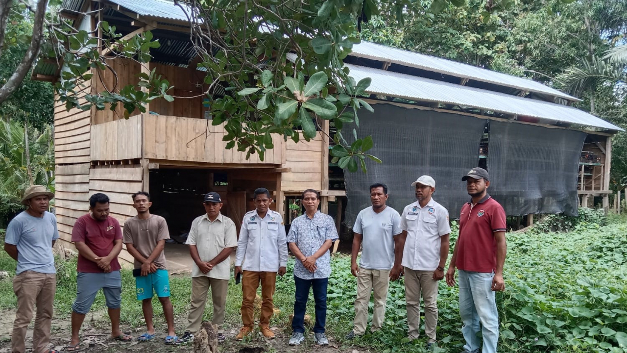 TAPM KAB. MUNA KUNJUNGI LOKASI USAHA BUMDes AZKALAKIA LABONE