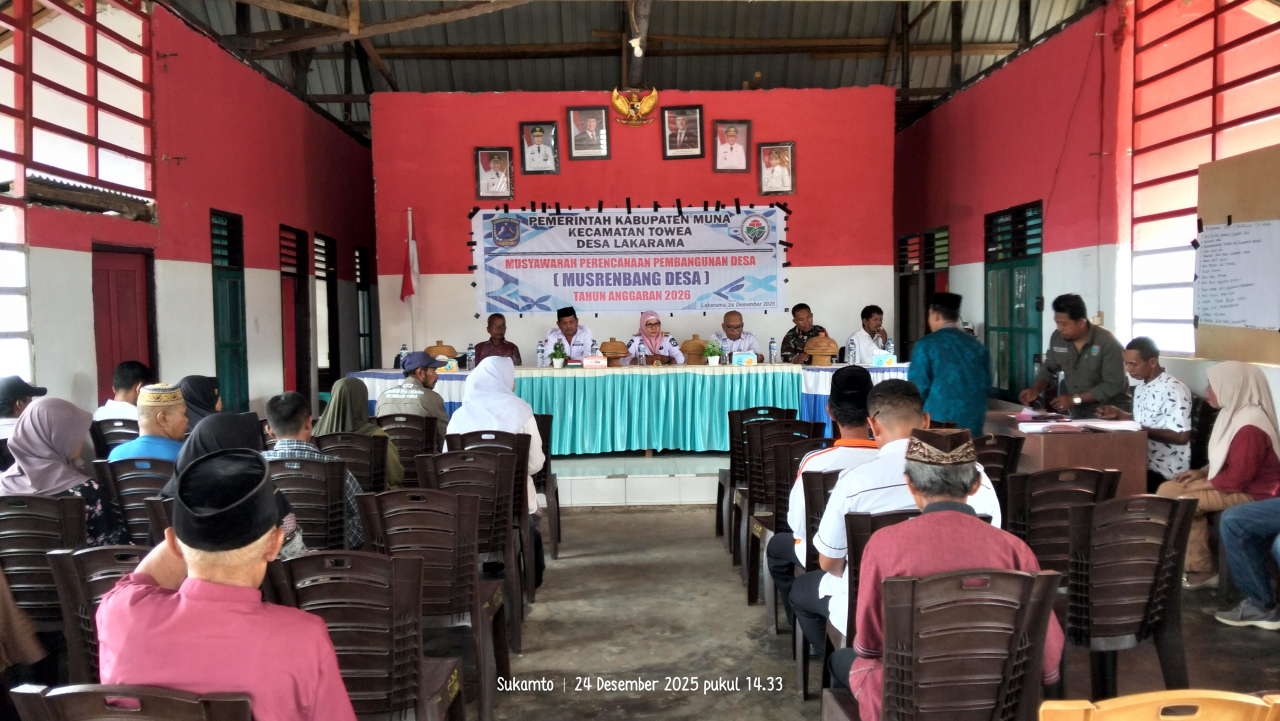 Musrenbang Desa 2026: Infrastruktur & Pertanian Jadi Prioritas