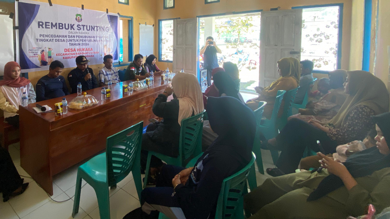 Pemdes Hukaea gelar Rembuk Stunting