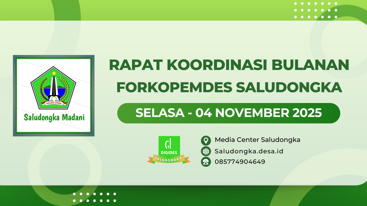 📰 Forkopemdes Saludongka Gelar Rapat Bulanan, Diawali Taklim Pencerah Hati