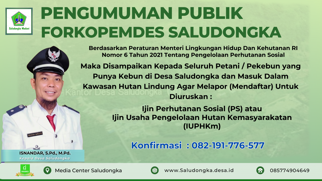 Berita Desa Saludongka: FORKOPEMDES Segera Bentuk GAPOKTAN untuk IUPHKm