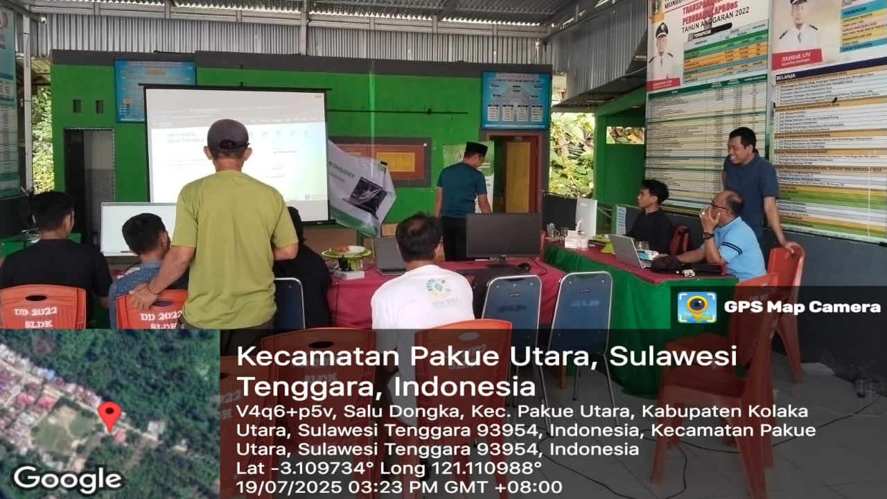 Peningkatan Kapasitas Perangkat Desa Saludongka Melalui Pelatihan Layanan Digital